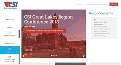 Desktop Screenshot of greatlakes.csinet.org